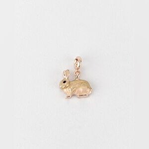 Enamel (Rose Gold) Rabbit Charm by Fable England